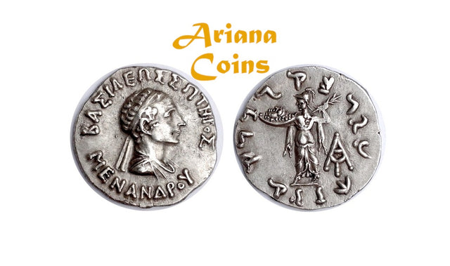 Indo-Greek Kingdom. Menander I Soter. Circa 155-130 BC. AR Drachm Superb