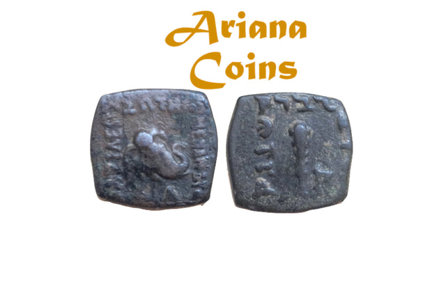 Indo-Greek Kingdom. Menander I Soter. Circa 155-130 BC. AE Unit.
