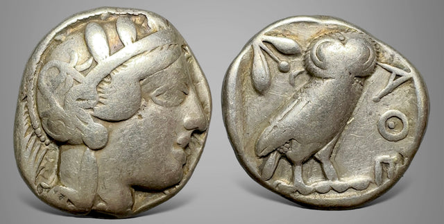 Attica, Athens. Circa 440-404 BC. AR Silver Tetradrachm. Grab a nice budget example.