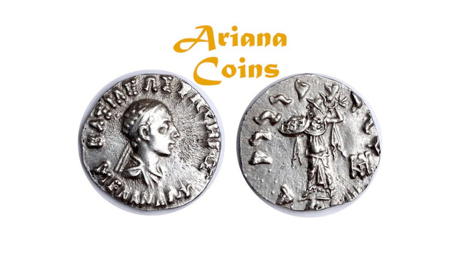 Indo-Greek Kingdom. Menander I Soter. Circa 155-130 BC. AR Drachm