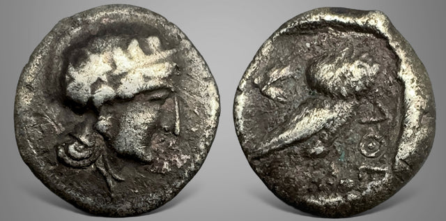 Bactrian, Local issues. (Circa 295/3-285/3 BC). AR Drachm. From Oxus region. Rare Type