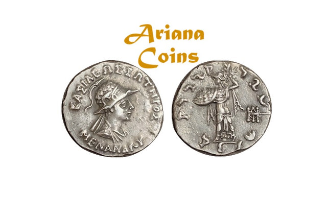 Indo-Greek Kingdom. Menander I Soter. Circa 155-130 BC. AR Drachm.
