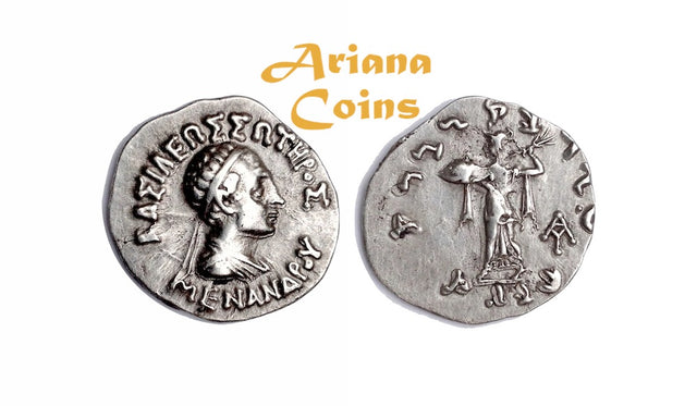 Indo-Greek Kingdom. Menander I Soter. Circa 155-130 BC. AR Drachm