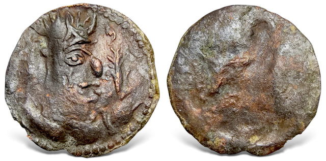 Hunnic Tribes, Alchon Huns, Narana (Circa 540-580 AD) AE Drachm.