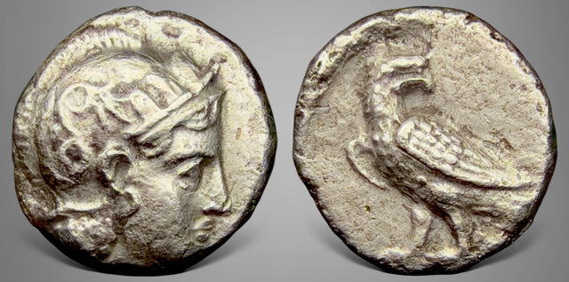 Bactria, Local issues in the Oxus region, Sophytes Eagle Series. (Circa 246/5-239/8 BC). AR Hemidrachm.