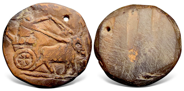 Central Asia. Silk Road Region, Seleukid Kings. (Circa 3rd-5th Century BC). Hand-engraved Clay Mould.
