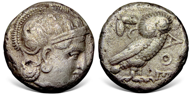Bactrian, Local issues, 'Athenian Series' (Circa 295/3-285/3 BC). AR Tetradrachm. Extremely rare