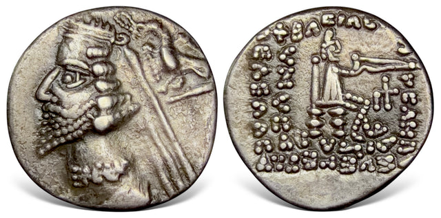 Parthian King. Phraates IV. (Circa 35-2 BC). AR Drachm.