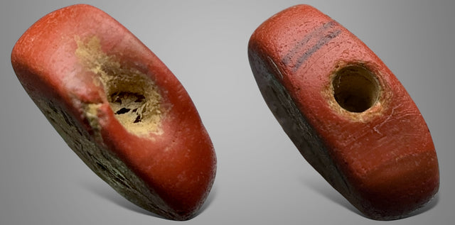 Romano-Egyptian mosaic face bead (Circa 1st century BC - 1st century AD).