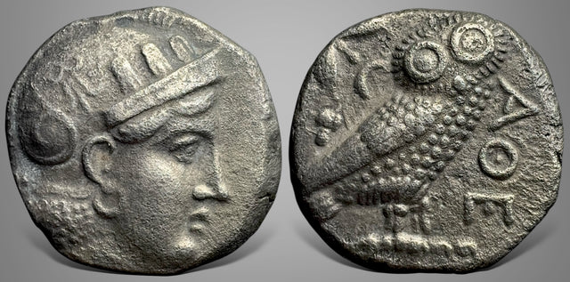 Bactrian, Local issues, 'Athenian Series' (Circa 295/3-285/3 BC). AR Tetradrachm.