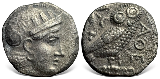 Bactrian, Local issues, 'Athenian Series' (Circa 295/3-285/3 BC). AR Tetradrachm.