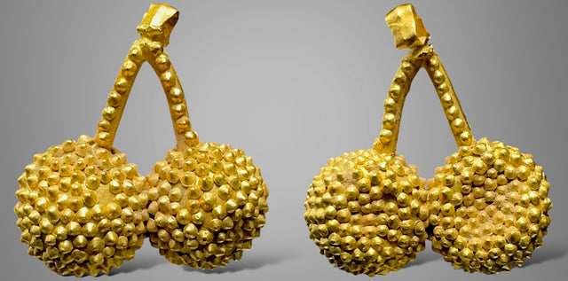 Central Asia. Silk Road Region possibly Bactrian, Granulated gold pendant. Beautiful & Delicate piece of history