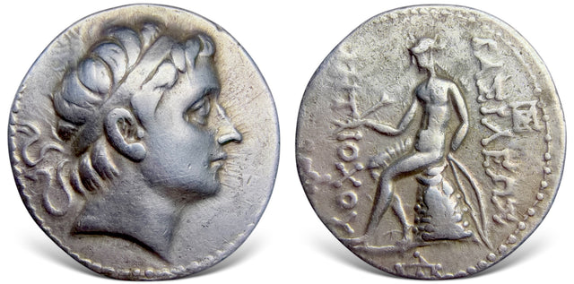 Seleukid Kings, Antiochos III ‘the Great’. (222-187 BC) AR Tetradrachm, from Seleukeia on the Tigris