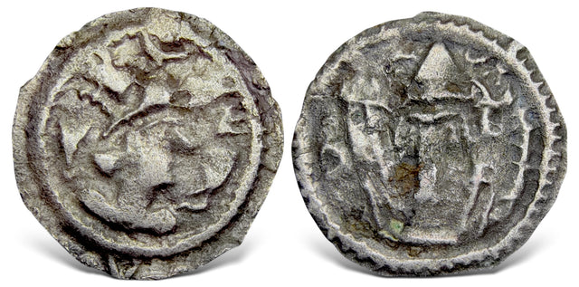 Hunnic Tribes, Hephthalites, (Cira 6th Century AD) Anonymous, Peroz type. AR Drachm.