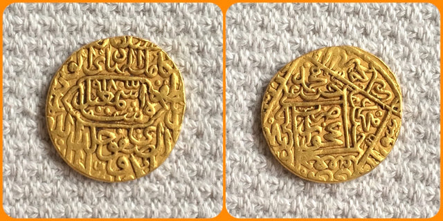Safavid, Shah Isma'il I (907-930)AH, AV Ashrafi. Very Rare