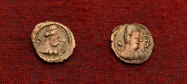Hunnic Tribes, Alchon Huns. Khingila. Circa AD 440-490. Small AE Unit. Superb & Extremely Rare.