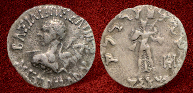 Indo-Greek Kingdom. Menander I Soter. Circa 155-130 BC. AR Drachm.