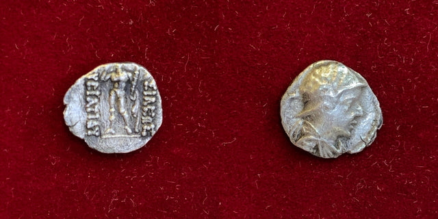 Baktria, Greco-Baktrian Kingdom. Eukratides I Megas. Circa 170-145 BC. AR Obol