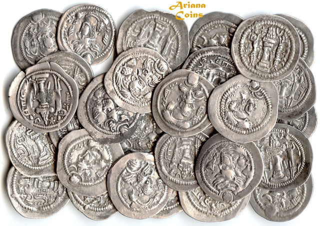 Sasanian Kings. Peroz or Firoz I. AD 457-484. Lot of 30 AR Drachms. £25 each. minimum purchase is 5 coins