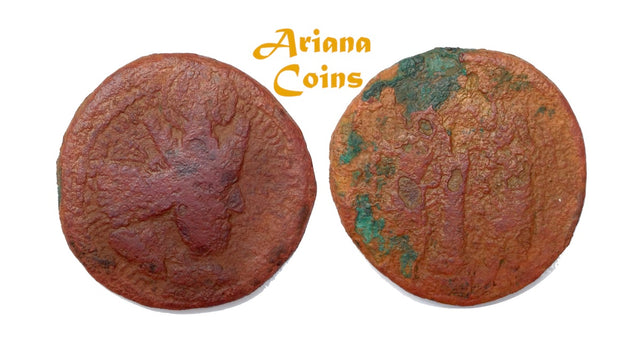 Sasanian Kings, Shahpur I. AD 240-272. AE Tetradrachm.