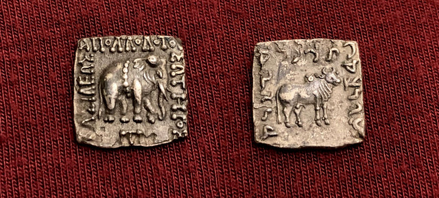 Baktrian Kings. Apollodotos I Soter. Circa 175-165 BC. AR Drachm. Superb example