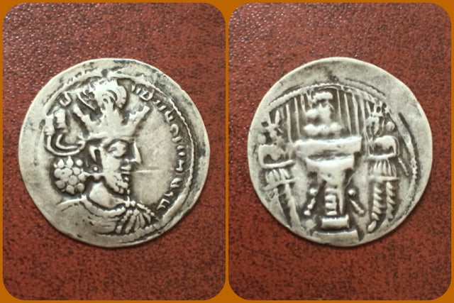 Sasanian Kings Shahpur II. AD 309-379. AR Drachm.