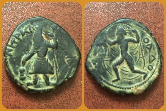 India Kushans, Kanishka I, Circa 128-158 AE Tetradrachm. Very nice example