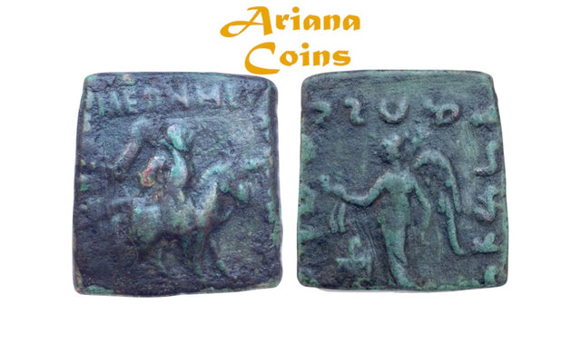 Indo-Scythians, Maues. Circa 90-60 BC. AE Unit.