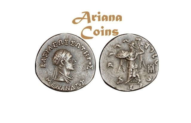 Indo-Greek Kingdom. Menander I Soter. Circa 155-130 BC. AR Drachm