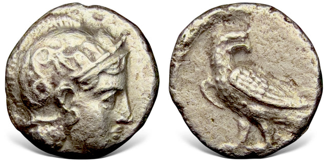 Bactria, Local issues in the Oxus region, Sophytes Eagle Series. (Circa 246/5-239/8 BC). AR Hemidrachm.