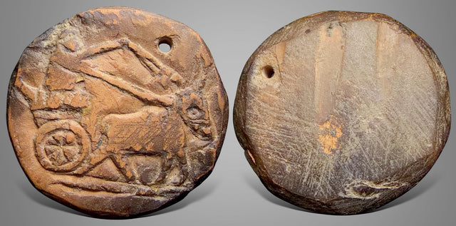 Central Asia. Silk Road Region, Seleukid Kings. (Circa 3rd-5th Century BC). Hand-engraved Clay Mould.