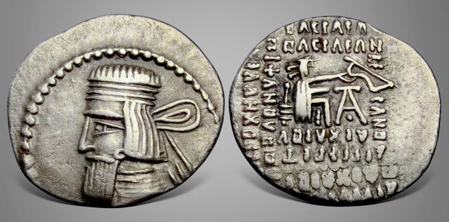 Parthian Kings, Artabanus II. (10-38 BC). AR Drachm.