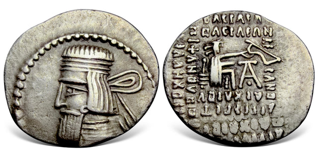 Parthian Kings, Artabanus II. (10-38 BC). AR Drachm.