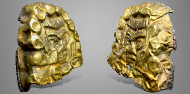 Hunnic Tribes, Silk Road Region, Local issues. (Circa 5th-8th centuries). AV Gold Bracteate. Unique style