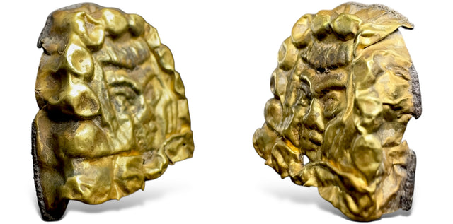 Hunnic Tribes, Silk Road Region, Local issues. (Circa 5th-8th centuries). AV Gold Bracteate. Unique style