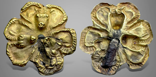 Central Asia, Silk Road Region, Local issues. (Circa 5th-8th centuries AD). AV Gold Bracteate. RRRR