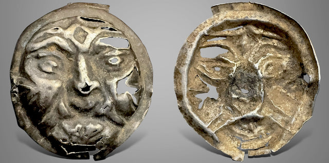 Central Asia, Hunnic Tribes, Silk Road Region. (Circa 5th-8th centuries AD). AR Bracteate