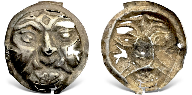 Central Asia, Hunnic Tribes, Silk Road Region. (Circa 5th-8th centuries AD). AR Bracteate