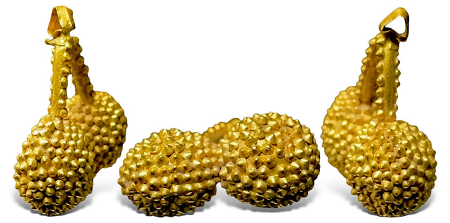 Central Asia. Silk Road Region possibly Bactrian, Granulated gold pendant. Beautiful & Delicate piece of history