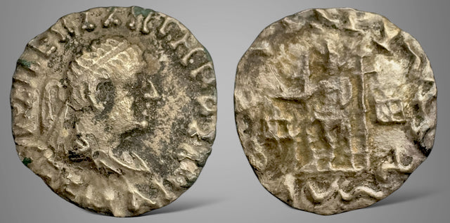 Indo-Greek Kingdom. Hermaios. (Circa 90-70 BC). AR Drachm