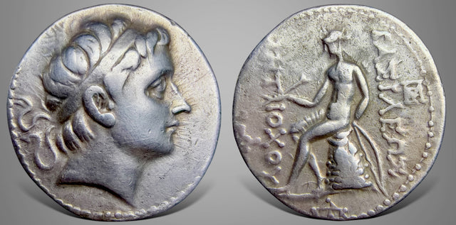 Seleukid Kings, Antiochos III ‘the Great’. (222-187 BC) AR Tetradrachm, from Seleukeia on the Tigris