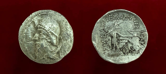 Parthian King. Mithradates I. 171-138 B.C. AR Drachm. Hekatompylos mint.