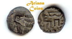 Indo-Parthian, Gondopharid Dynasty. Sanabares. Usurper, mid 1st century AD. AE Drachm