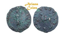 Indo-Skythians, Maues. Circa 90-60 BC. AE. Rare