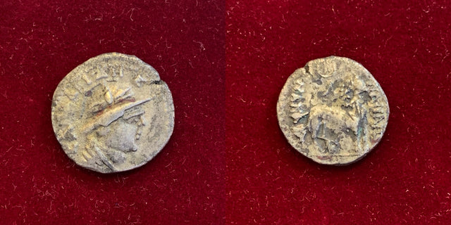 Bactria, Yueh-Chi. Sapadbizes. Late 1st century BC. AR Hemidrachm.